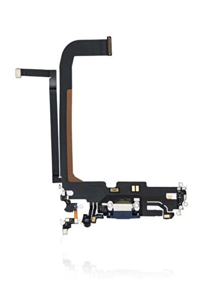 indirimplus iPhone 13 PRO MAX Orjinal Şarj Soketi Mikrofon Filmi Flex Siyah Renk