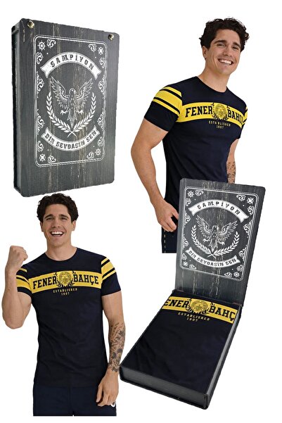 Fenerbahçe ERKEK KOLEJ ESTABLISHED 1907 TSHIRT LAZER KUTU HEDİYELİ