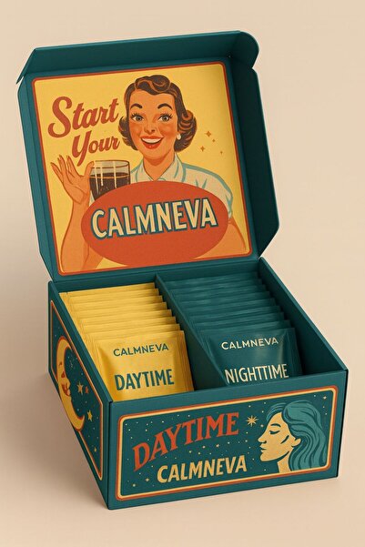CalmNeva Day/Night Magnezyum Enerji & Uyku