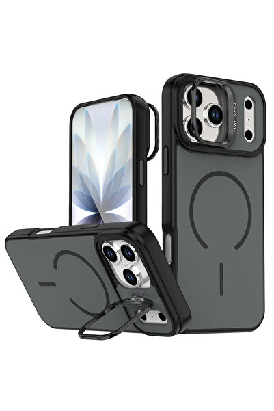 Fuchsia Flexa Magneticsafe Cover Compatible with iPhone 17 Pro Max - Black