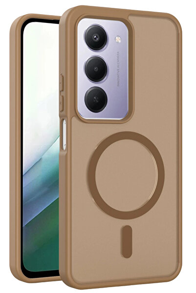 Fuchsia Jota Magneticsafe Cover Compatible with Redmi 15 4g - Desert Titanium