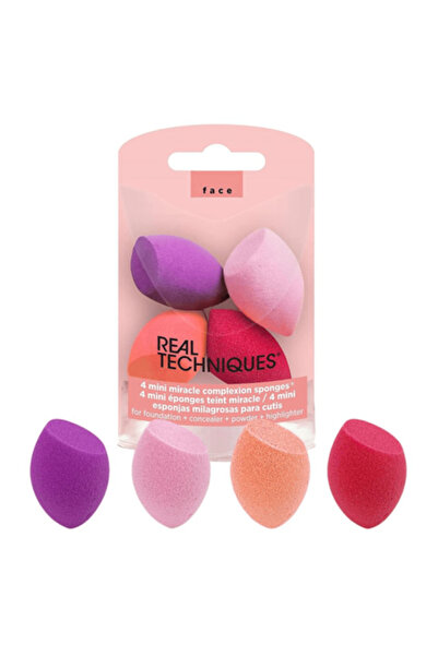 Real Techniques إسفنجات صغيرة معجزة لتفتيح البشرة - 4 قطع