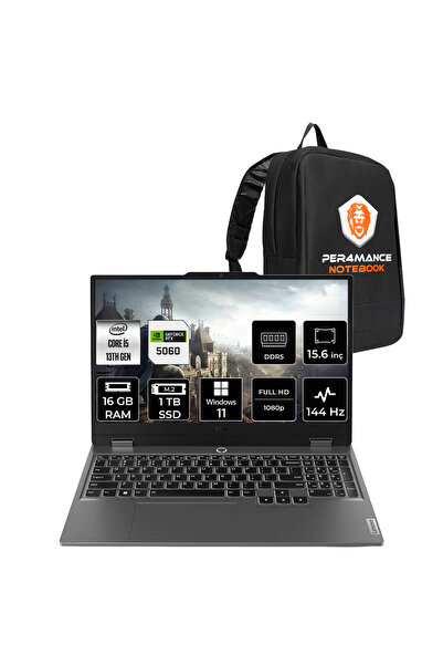 LENOVO LOQ 15IRX10 i5 13450HX 16GB 1TB SSD RTX5060/8GB 100W 15.6" FHD W11H Ga...