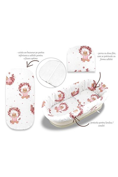 MimiNu Set for pram/carriage, MimiNu, Cotton, Design, Betty