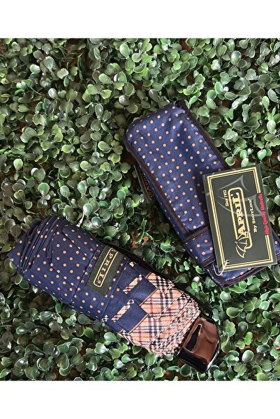 snotline 205L April Bej Ekose Katlanır Şemsiye –8 Çelik Telli, Su Geçirmez Ku...