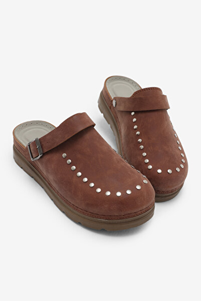 Tonny Black Women's Tan Comfortable Fit Stone Shoes Buckled Sandals