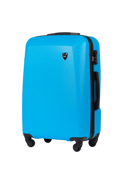 WINGS BRAND Valiză medie WINGS PLOVER 24" - Albastru denim , ABS+, 4 roți, În...