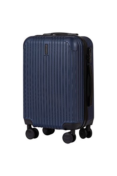 WINGS BRAND Wings Egret 20" Dark Blue Cabin Luggage with 4 Wheels & TSA Lock