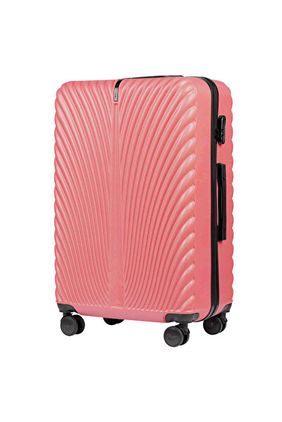 WINGS BRAND Wings SWAN 28" Large Suitcase - Dirty Pink - 360° Spinner & Secur...