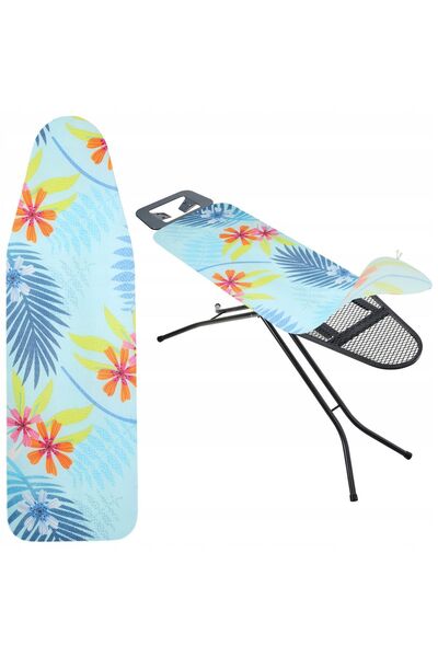 KADAX Stretch Ironing Board Cover 127x46cm Blue Flowers