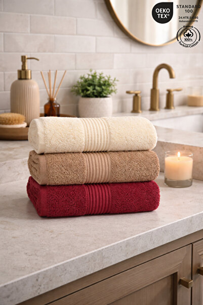 Ellaline 3-dijelni set ručnika za ruke i lice 100% pamuk sertifikovanih za ku...