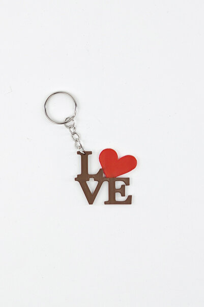 ChillOutlet Classic LOVE Keychain Brown