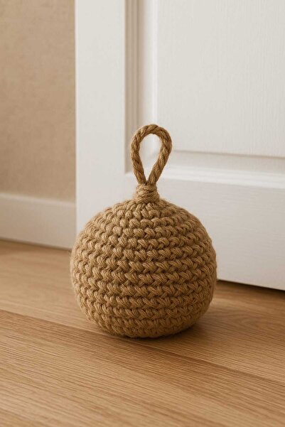 moontime alaçatı Dayanıklı Jüt Kapı Ağırlığı ve Örgü Kum Torbası - Güçlü Kapı...