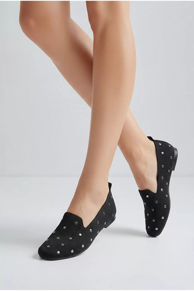 Alphus Vollex Knitted Women's Knitwear Ballet Flats