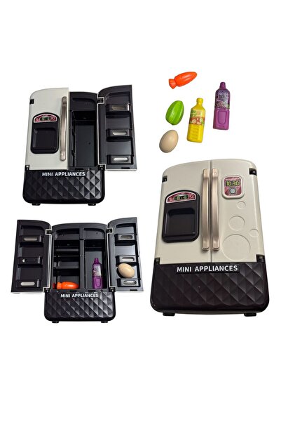 ADIRI SHOP Frigider de jucărie Mini Appliances, cu lumini și sunete, accesori...