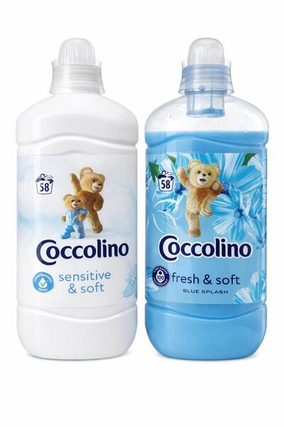 Coccolino Balsam Fresh & Soft, Sensitive & Soft 2 x 1.45 L