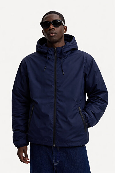 DAMGA JEANS Muški trendovski kišni mantil i vetrovka sa patentnim zatvaračem ...