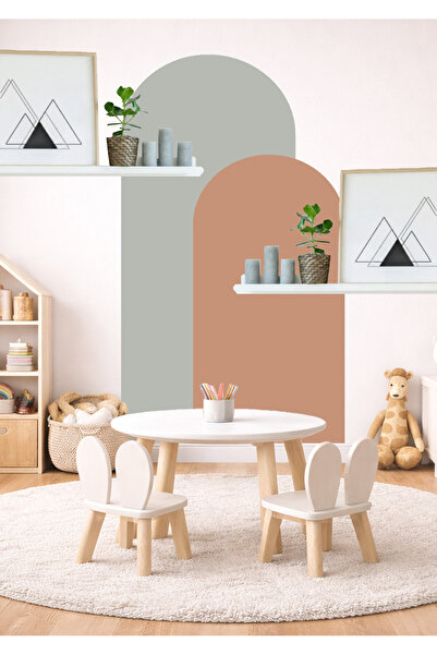 Sim Tasarım Boemski ovalni zidni stiker od 2 dela