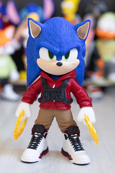 Modello Craft Sonic Urban Figür – 3D Baskı Koleksiyon Figürü (24 cm)