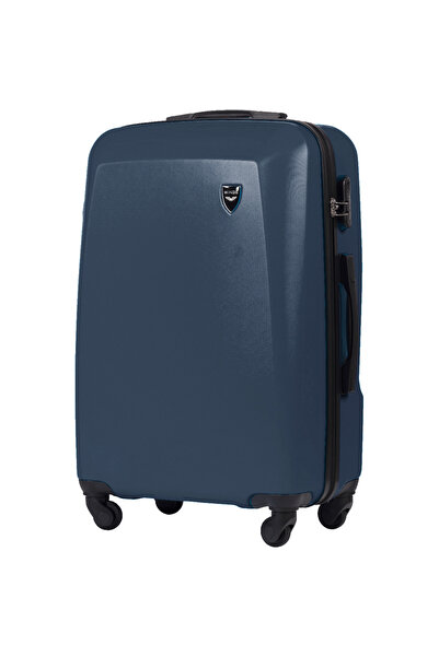 WINGS BRAND Valiză medie WINGS PLOVER 24", albastru închis, ABS+, 4 roți spinner