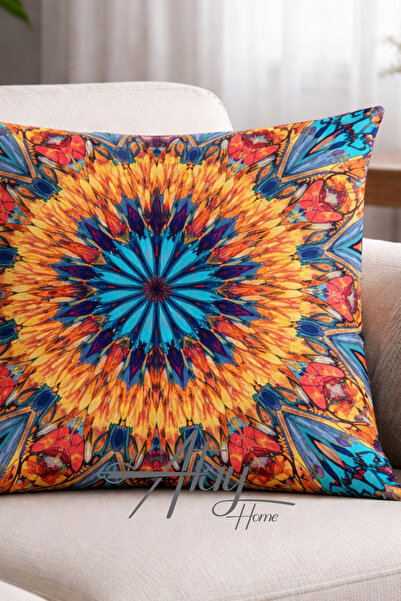 Atay Home Modern Art Patterned Decorative Throw Pillow Cover Double Sided 43X...