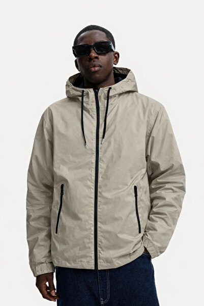 DAMGA JEANS Muški trendovski kabanica i vetrovka sa zatvaračem