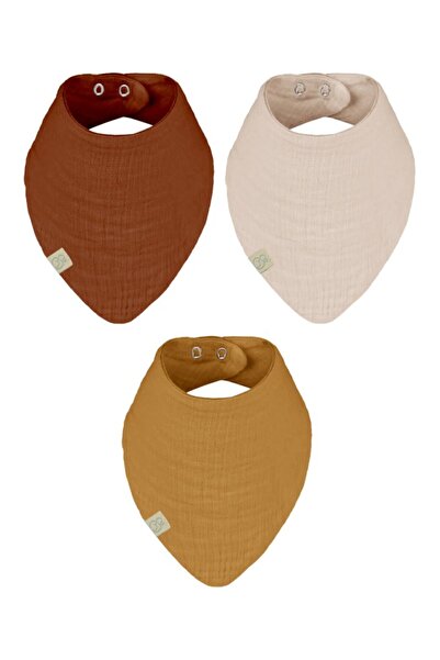 My Reality Fashion طقم مريلة من الموسلين مكون من 3 قطع 60102 بيج خردل