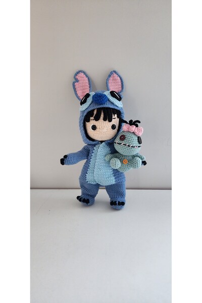 Canya Amigurumi Örgü Stitch Bebek