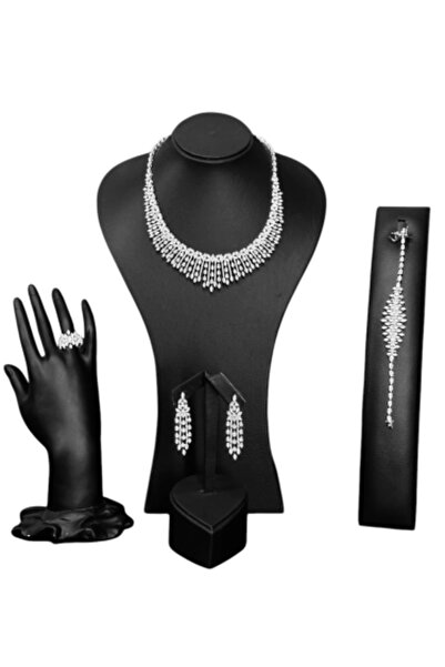 Lavina طقم زركون قطرات الفخامة