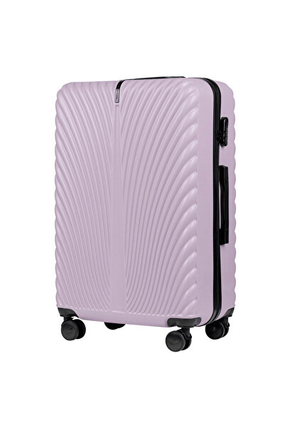 WINGS BRAND WINGS SWAN 28" Large Hard-Shell Suitcase, Purple, ABS+, 4 Wheels,...