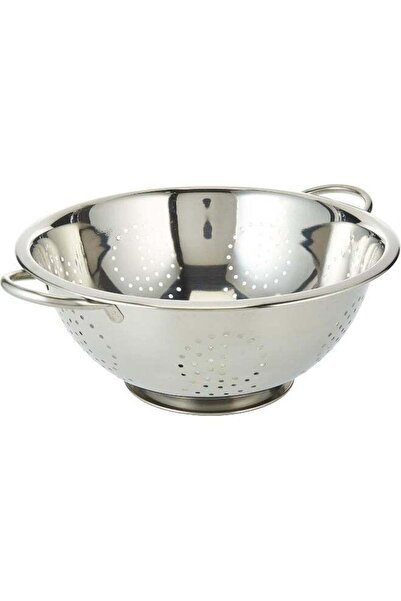 RAJ مصفاة دائرية من الفولاذ المقاوم للصدأ، فضية اللون، 13 × 34 سم