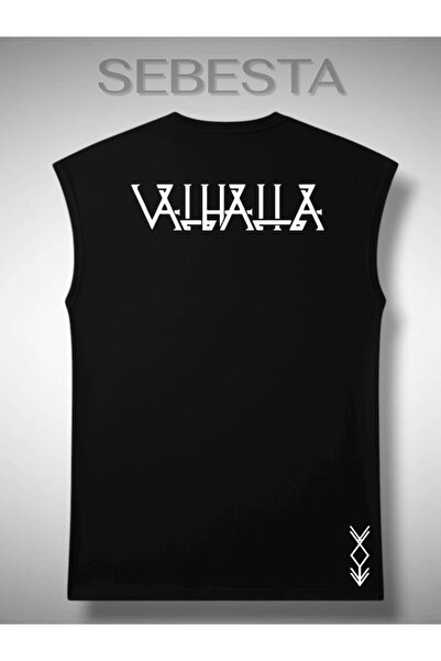 Sebesta Fashion Walhalla Printed Cotton Lu 0 Yaka Premium Oversized Sportsman...