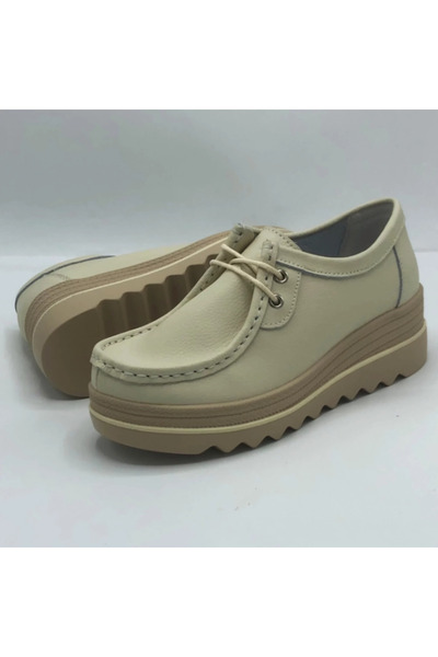 HABBIBI Pantofi Casual Piele Naturala Mari Bej