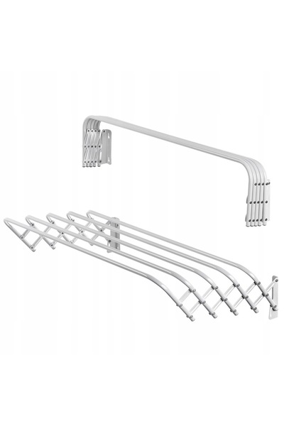 KADAX Bathroom Laundry Dryer, 80 cm, Wall-mounted, Accordion-style