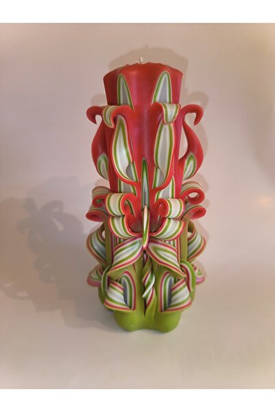 Emris Candle Art Hand carved candle 16 cm