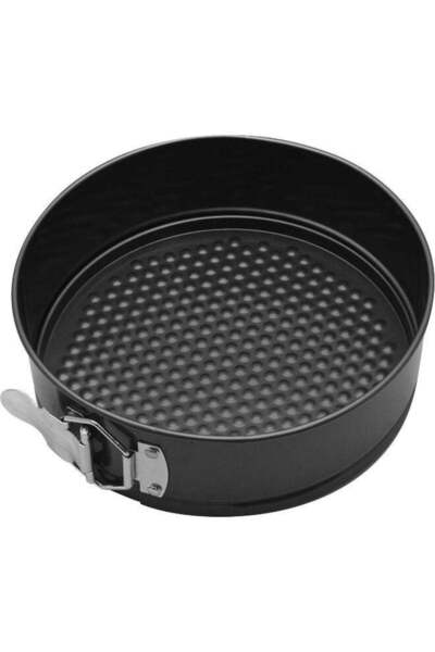 RAJ Non-Stick Round Baking Pan with Clip Black 20cm