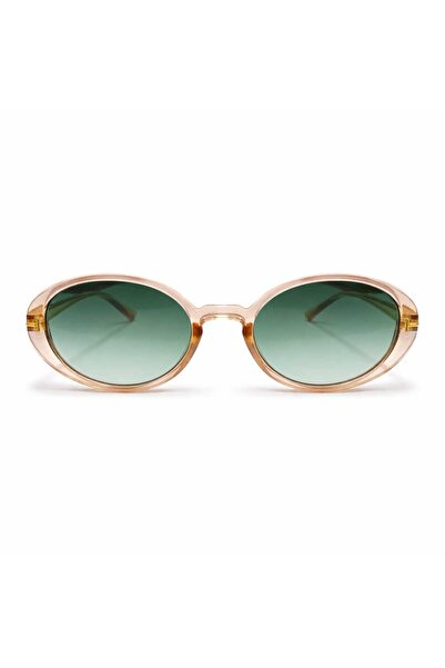 CLAREX Rachel Nude Retro Oval Sunglasses – Uv400 Protection Eyewear