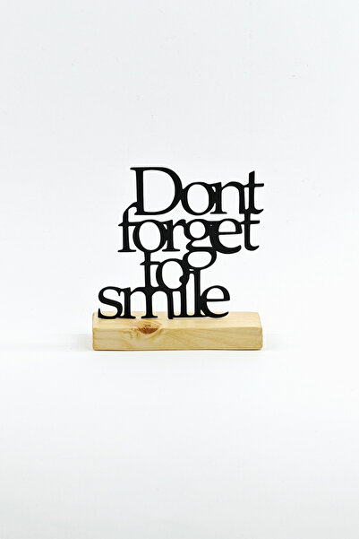 ChillOutlet Furniture decoration Dont forget to smile 14x15.5 cm