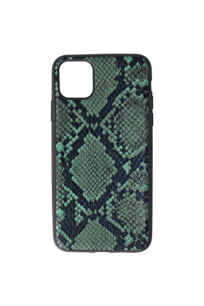 SEP Husa TPU Leather Snake Apple iPhone 11 Pro Max Verde