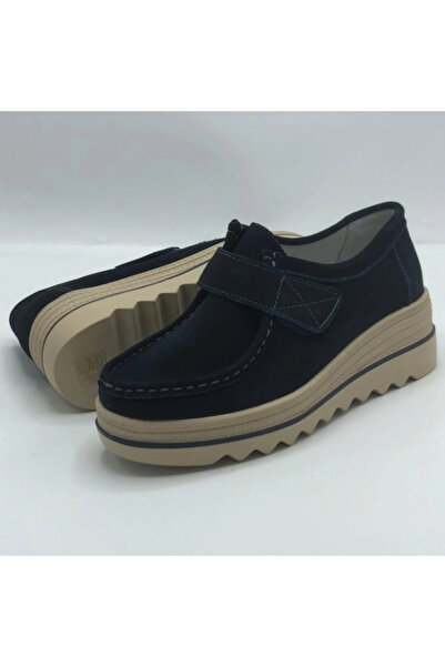 HABBIBI Pantofi Casual Piele Naturala Intoarsa Judy Bleumarin