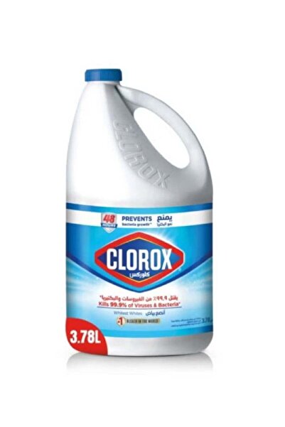 Clorox سائل التبييض الأصلي، منظف ومطهر، 3.78 لتر