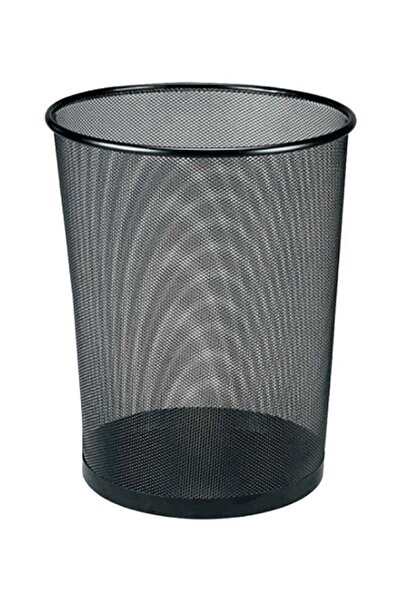 Happy family Round Mesh Trash Can Black 30 x 35 cm