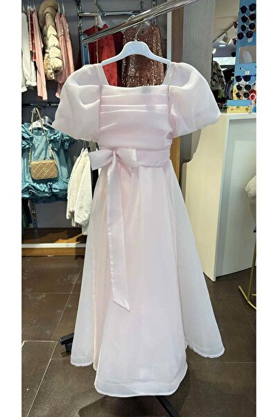 moona kids 10-15 Yaş Kız Çocuk Abiye Pembe