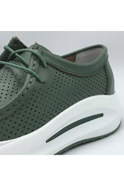 HABBIBI Pantofi Casual Piele Naturala Anisoara Verde