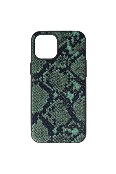 SEP Husa TPU Leather Snake Apple iPhone 12 Pro Max Verde