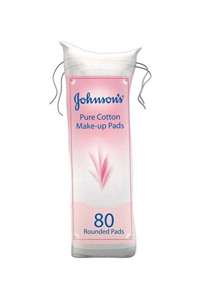 Johnson Pure Cotton Makeup Pads Set of 80 Pieces White
