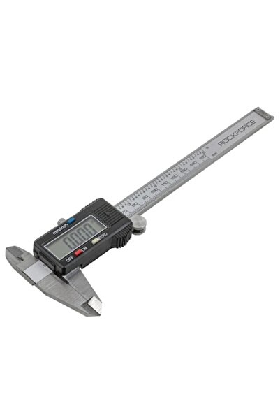 Trendily Subler digital, ROCK FORCE, oțel inoxidabil, LCD, 150 mm, argintiu