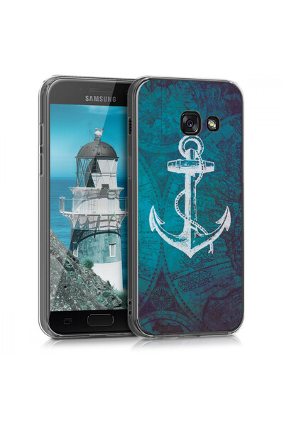 KWmobile Case for Samsung Galaxy A3 (2017), Silicone, Multicolor, 40691.16