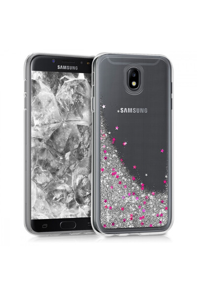 KWmobile Case for Samsung Galaxy J7 (2017), Silicone, Multicolor, 42734.01