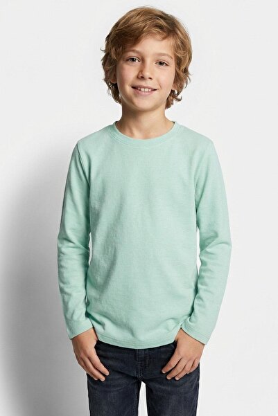 Breeze Dečačka majica dugih rukava Osnovni 9-14 godina, vodeno zelena